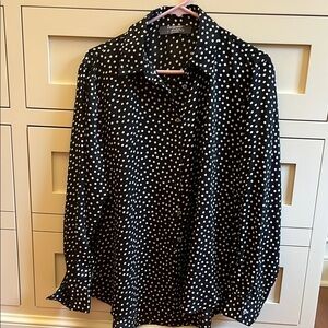 Paul Smith Black and White Casual Button Down Shirt